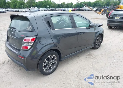 2019 Chevrolet Sonic Lt Auto from USA, damaged, VIN 1G1JD6SB6K4117712